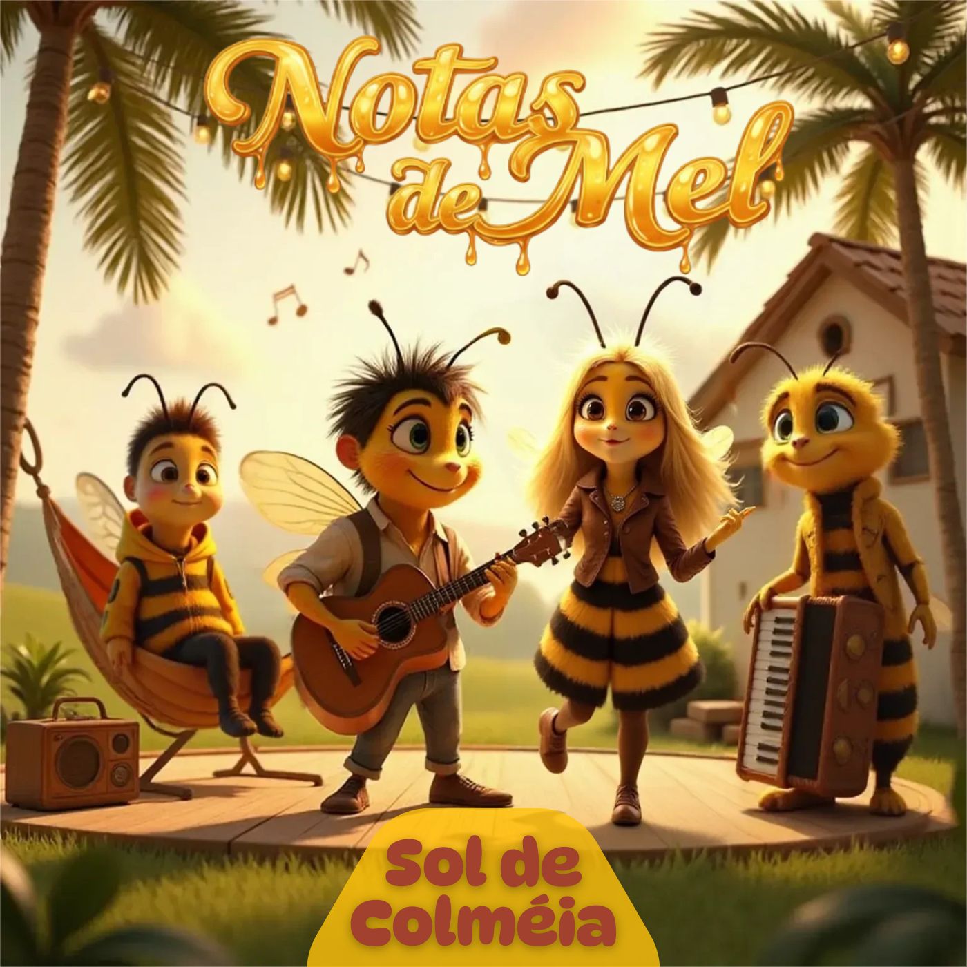 Capa do Álbum Sol de Colméia